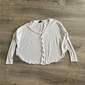 Urban Outfitters | Oversized Waffle Knit Shirt